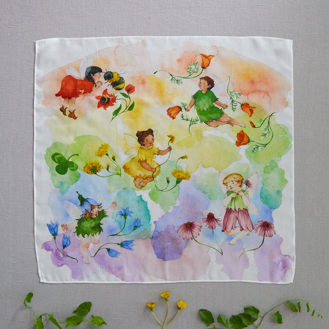 Sarah's Silks Mini Flower Fairy Play Silk