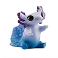 Schleich bayala Axolotl toy figurine in lavender and blue colors