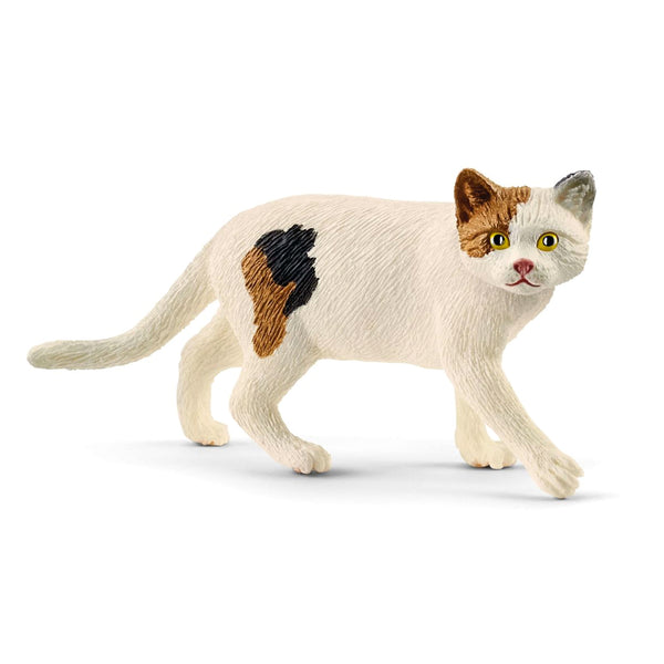 Schleich Farm World American Shorthair Cat Toy Figurine