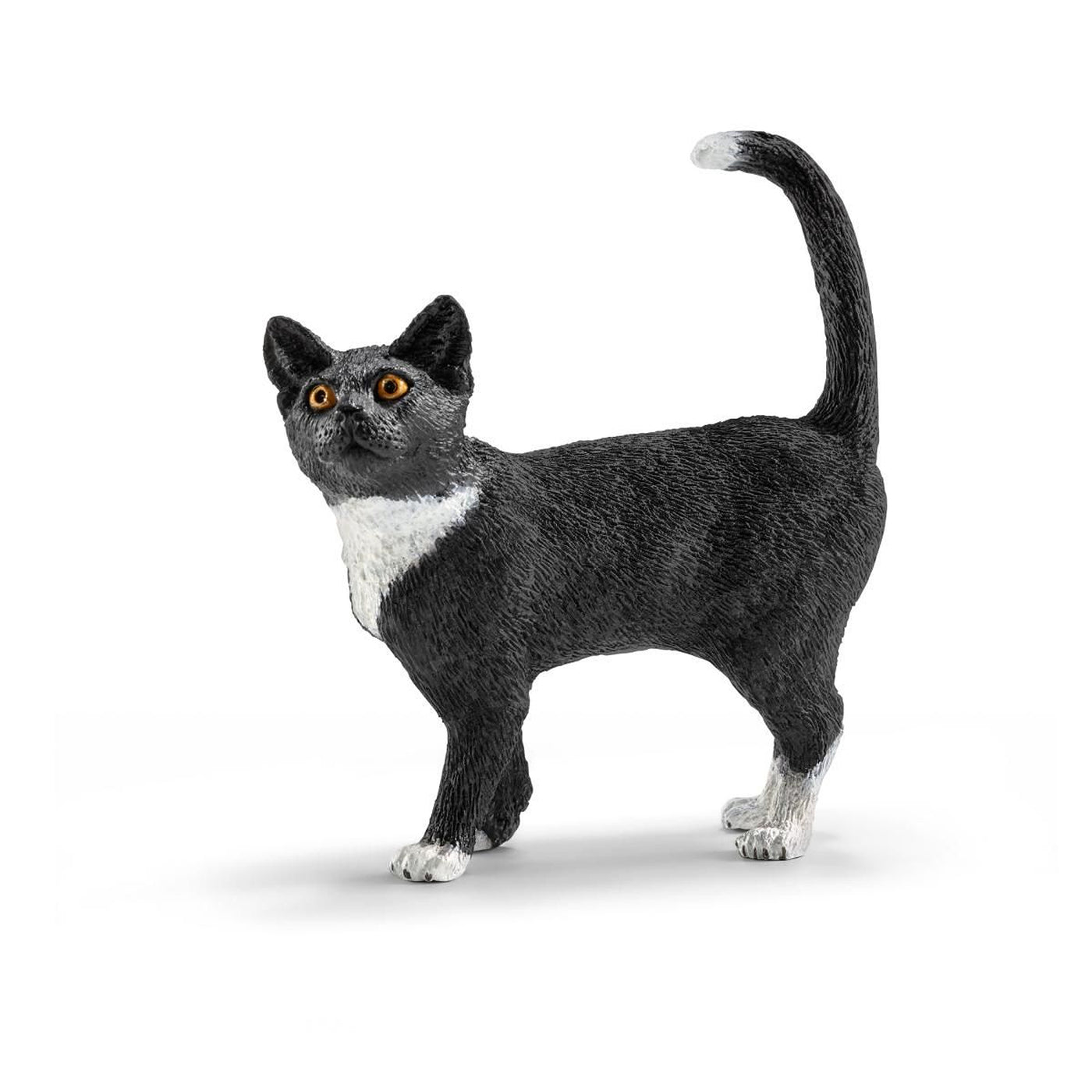 Schleich Farm World Black Cat Standing Toy Figurine
