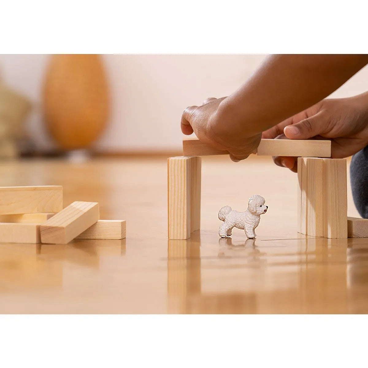 Schleich Farm World Bichon Frise Toy Figurine