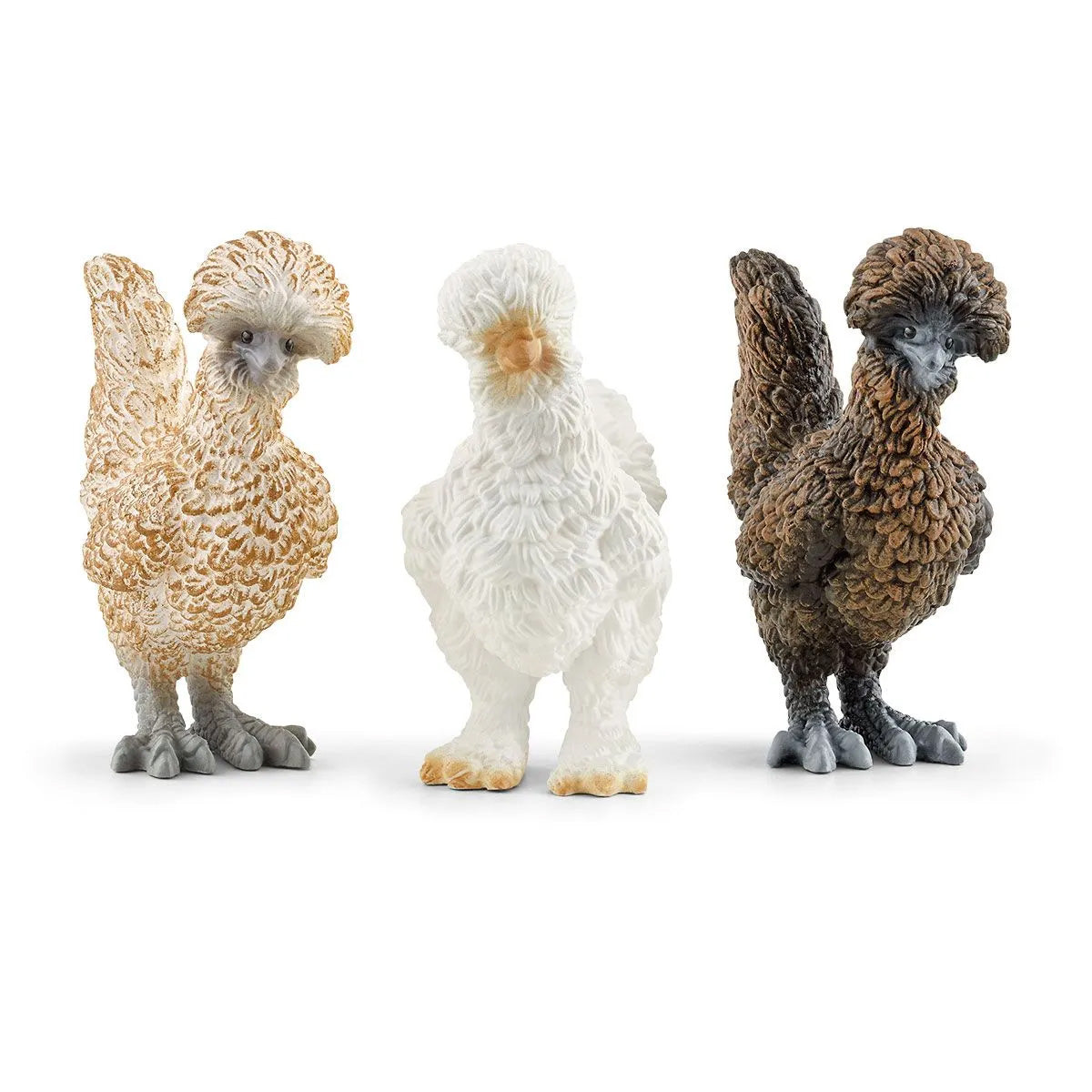 Schleich Farm World Chicken Friends with 3 different chicken Toy Figurines