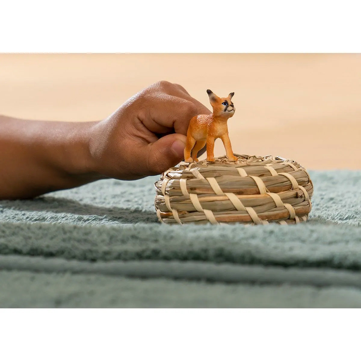 Schleich Wild Life Caracal Baby Toy Figurine