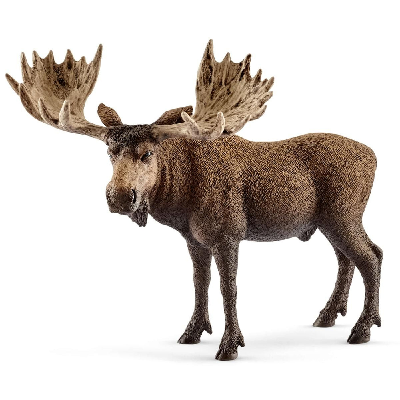 Schleich Wild Life Moose Bull Toy Figurine