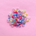Sparkle Flowers Mix Beads in different colours of pink, red, blue, yellow and clear