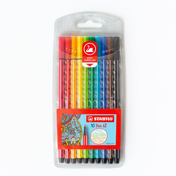 STABILO Pen 68 Set, 8-Colors, Pastel