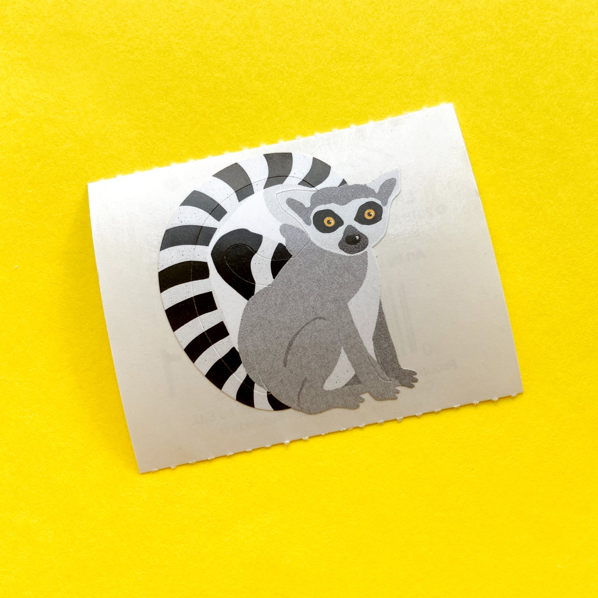 Lively Lemur Stickers on the Roll by Mrs. Grossman’s