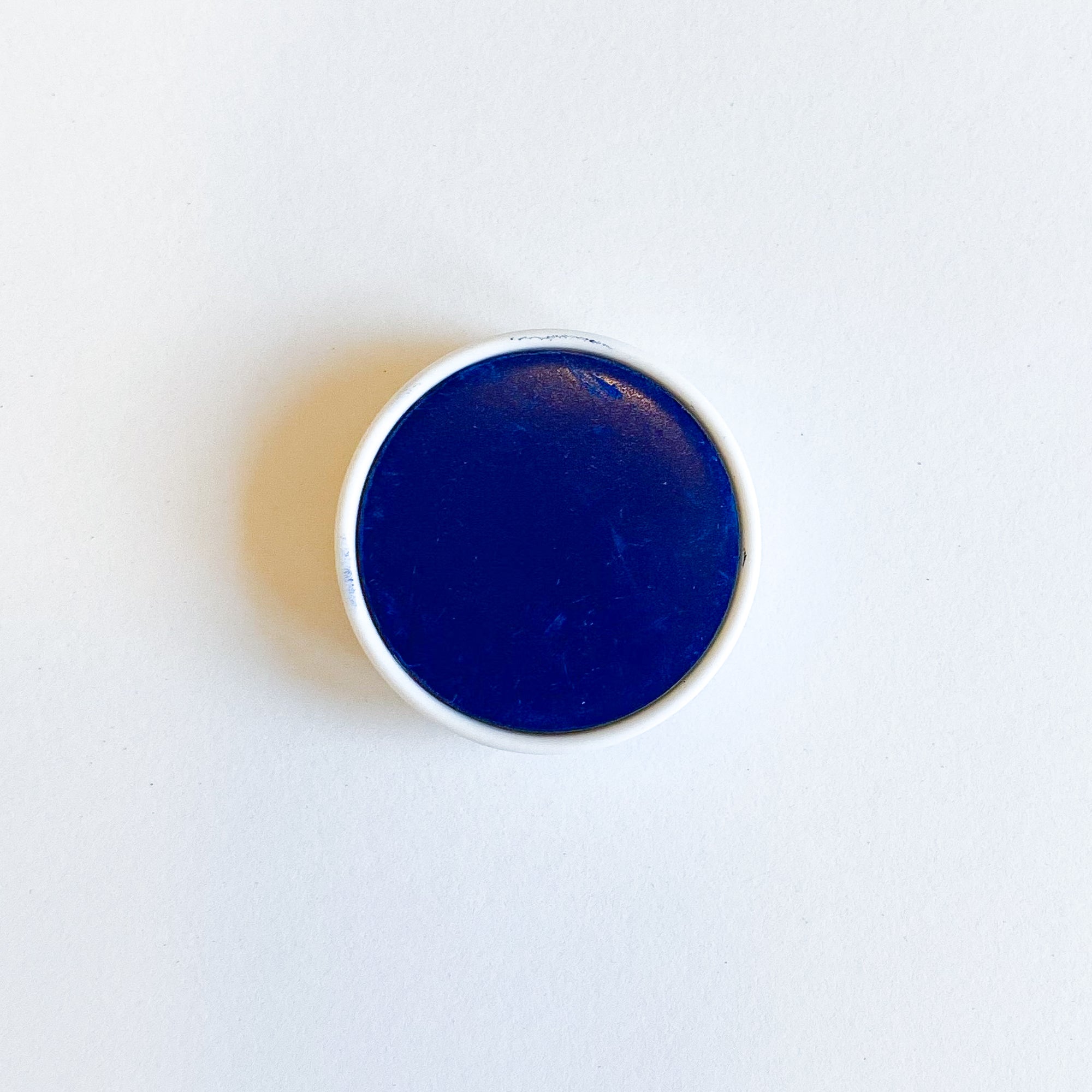 Stockmar Single Watercolor Replacement Puck in Prussian Blue Color