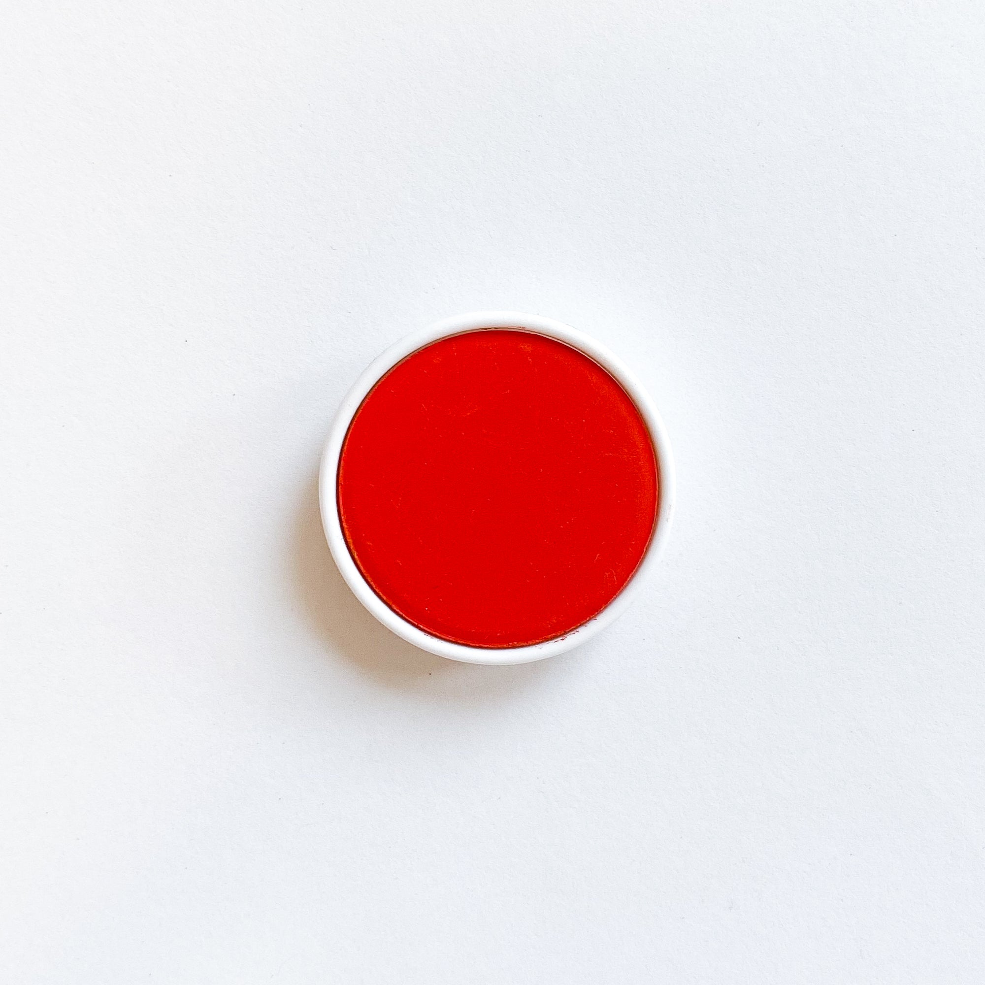 Stockmar Single Watercolor Replacement Puck in Vermillion Color