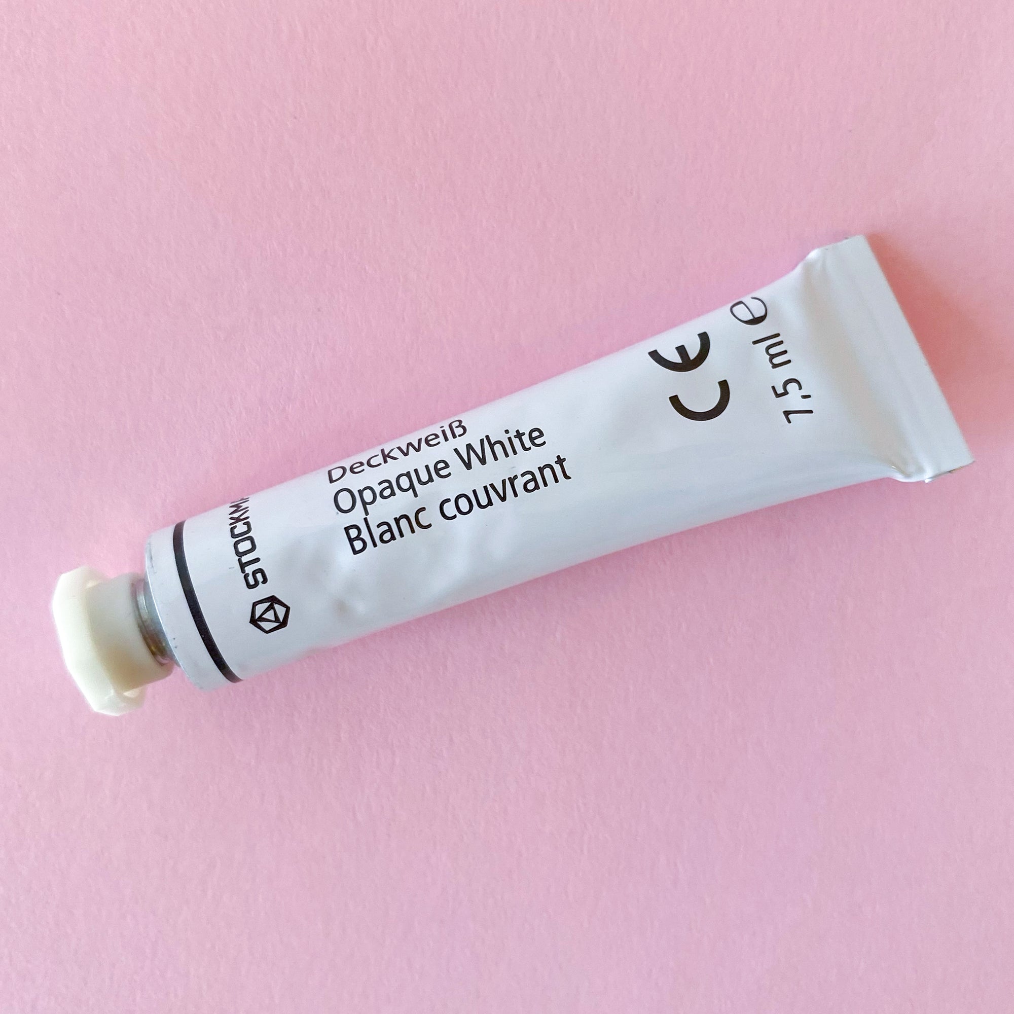 Stockmar watercolor paint refill Tube of Opaque White 7.5mls