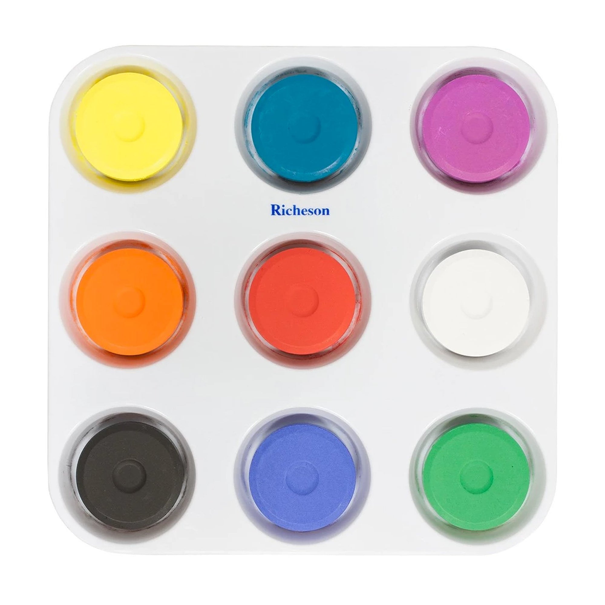 Tempera Paint Puck Set of 9 Colors