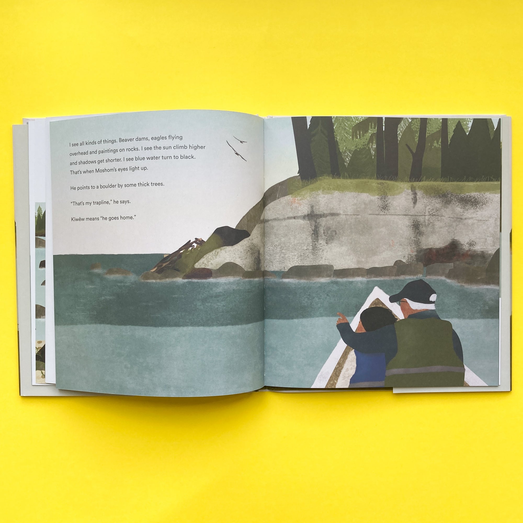 On the Trapline by David A. Robertson and Illustrated by Julie Flett