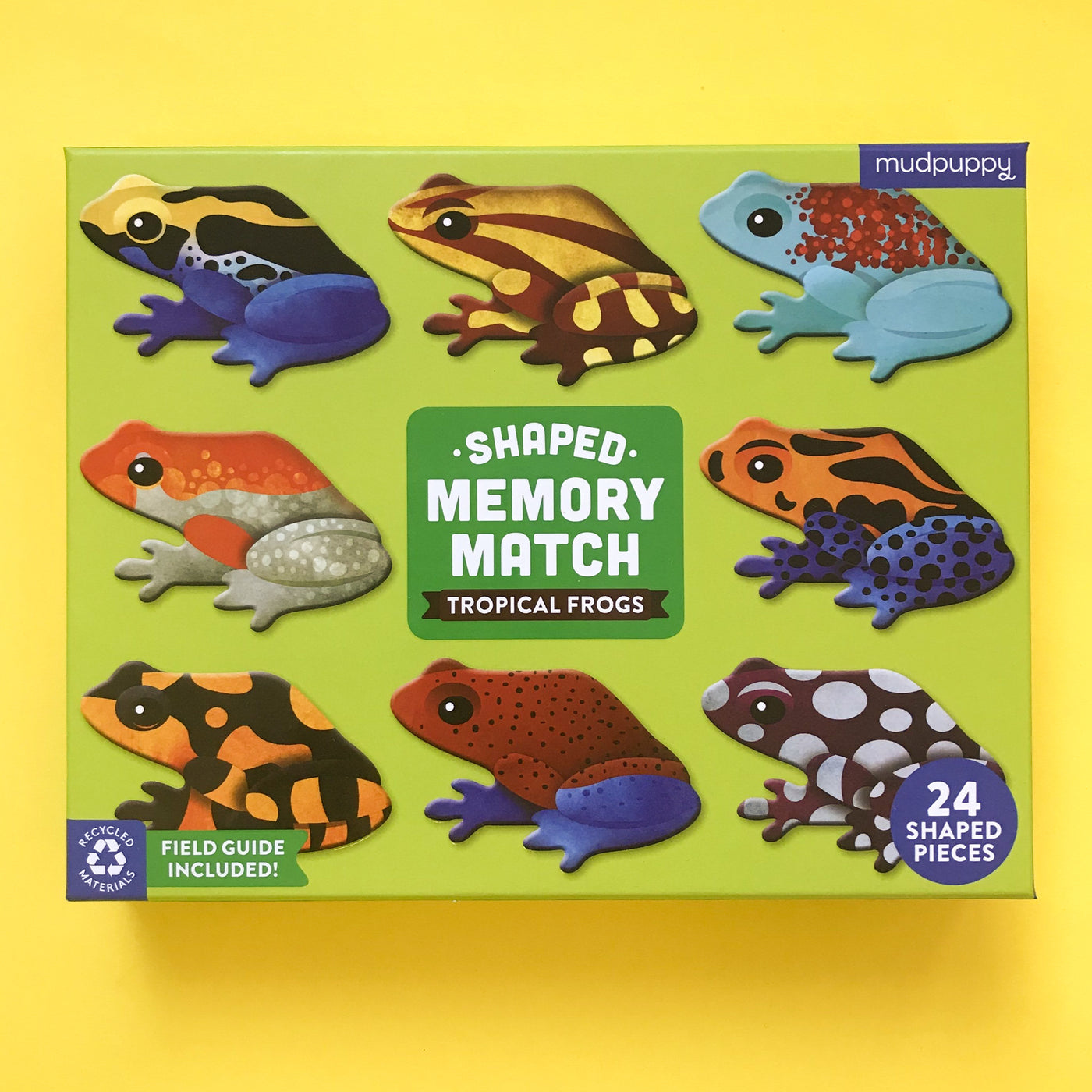 Tropical Frog Shaped Memory Match Game from Mudpuppy