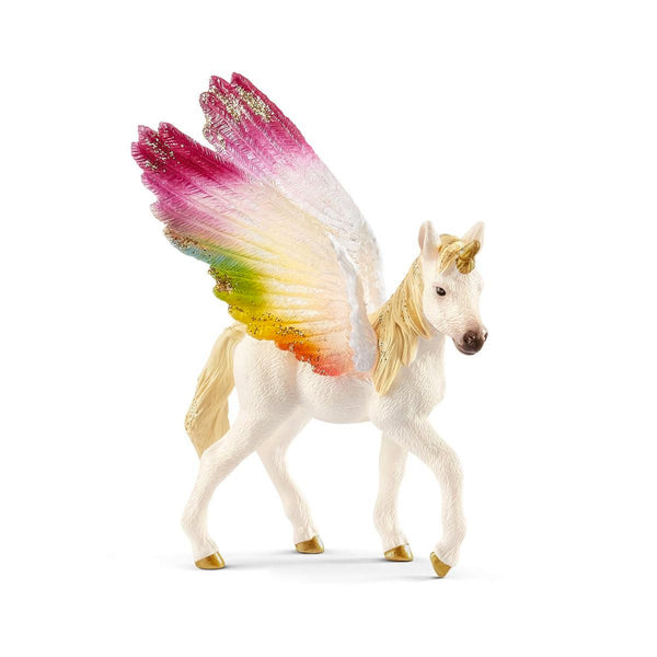 Schleich bayala Rainbow Winged Unicorn Foal Toy Figurine