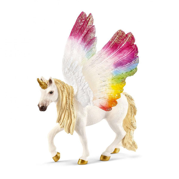 Schleich bayala Rainbow Winged Unicorn Mare Toy Figurine