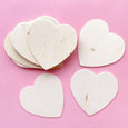 Wooden Heart Shapes - Set of 12