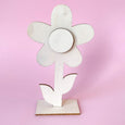 Wooden Paintable Daisy Flower with 5 pedals in unfinished wood