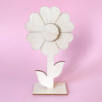 Wooden Paintable Daisy Flower with 6 pedals in unfinished wood