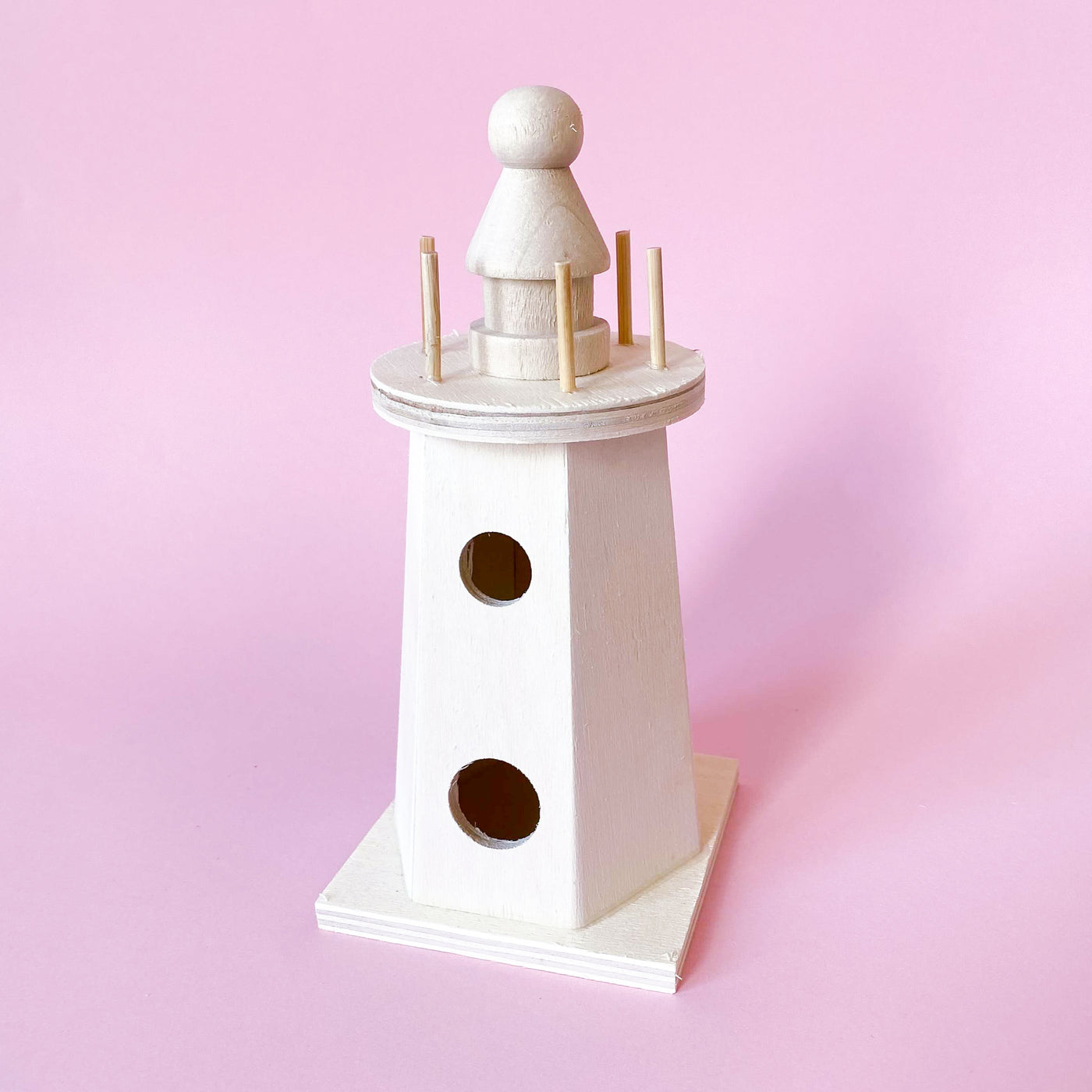 Wooden Paintable Lighthouse