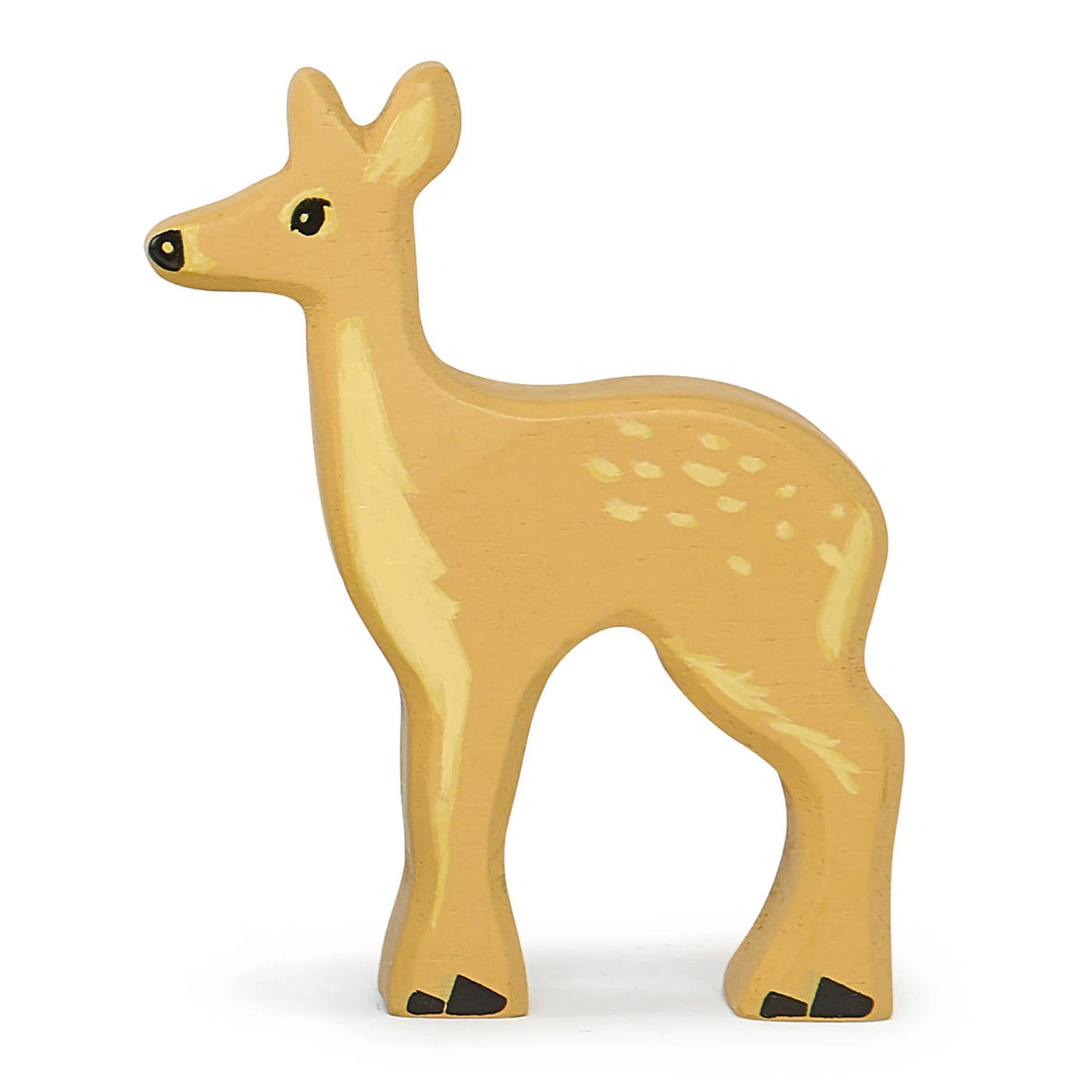 Wooden Woodland Fallow Deer Animal toy for kids made of eco-friendly wood