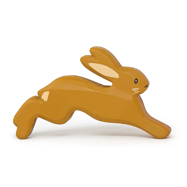 Wooden Woodland Hare toy for kids made of eco-friendly wood