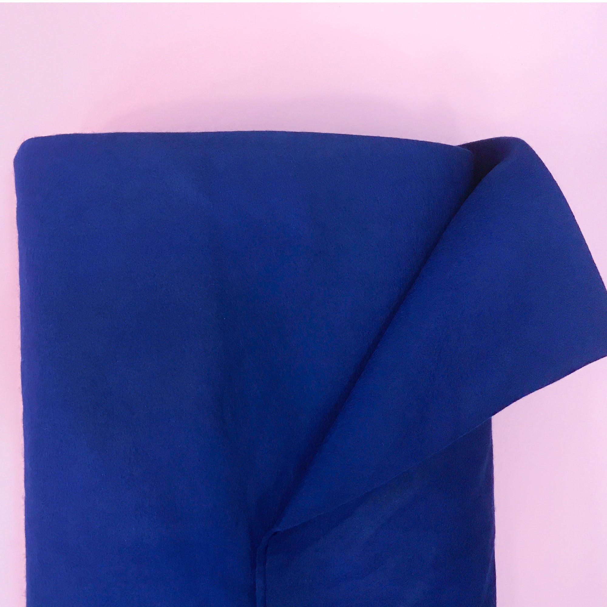 Cobalt Blue wool craft felt by the meter