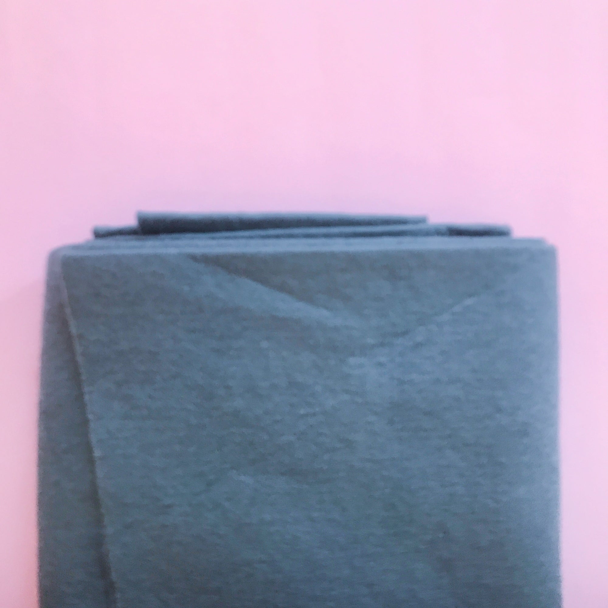 Grey wool craft felt by the meter