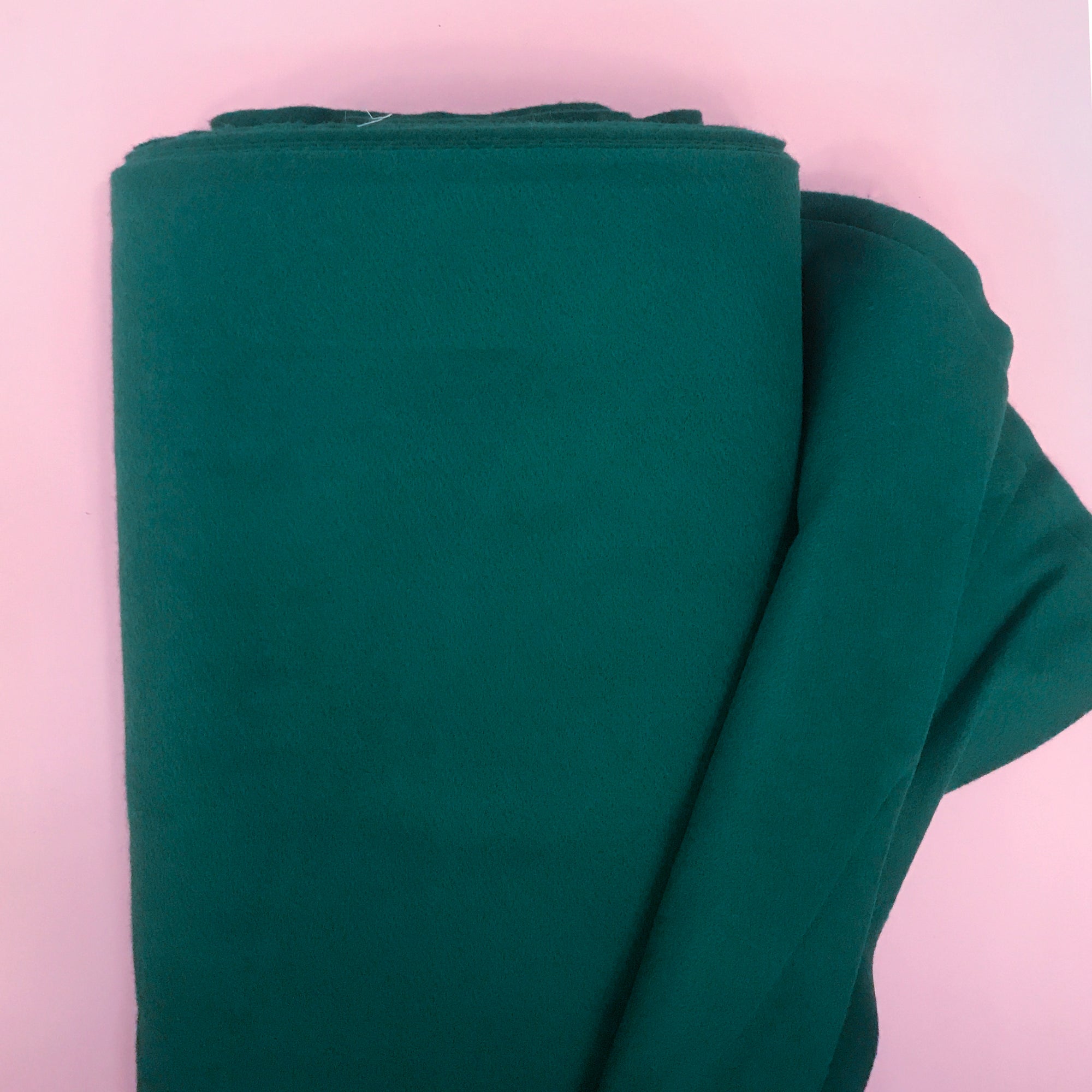 Hunter Green wool craft felt by the meter