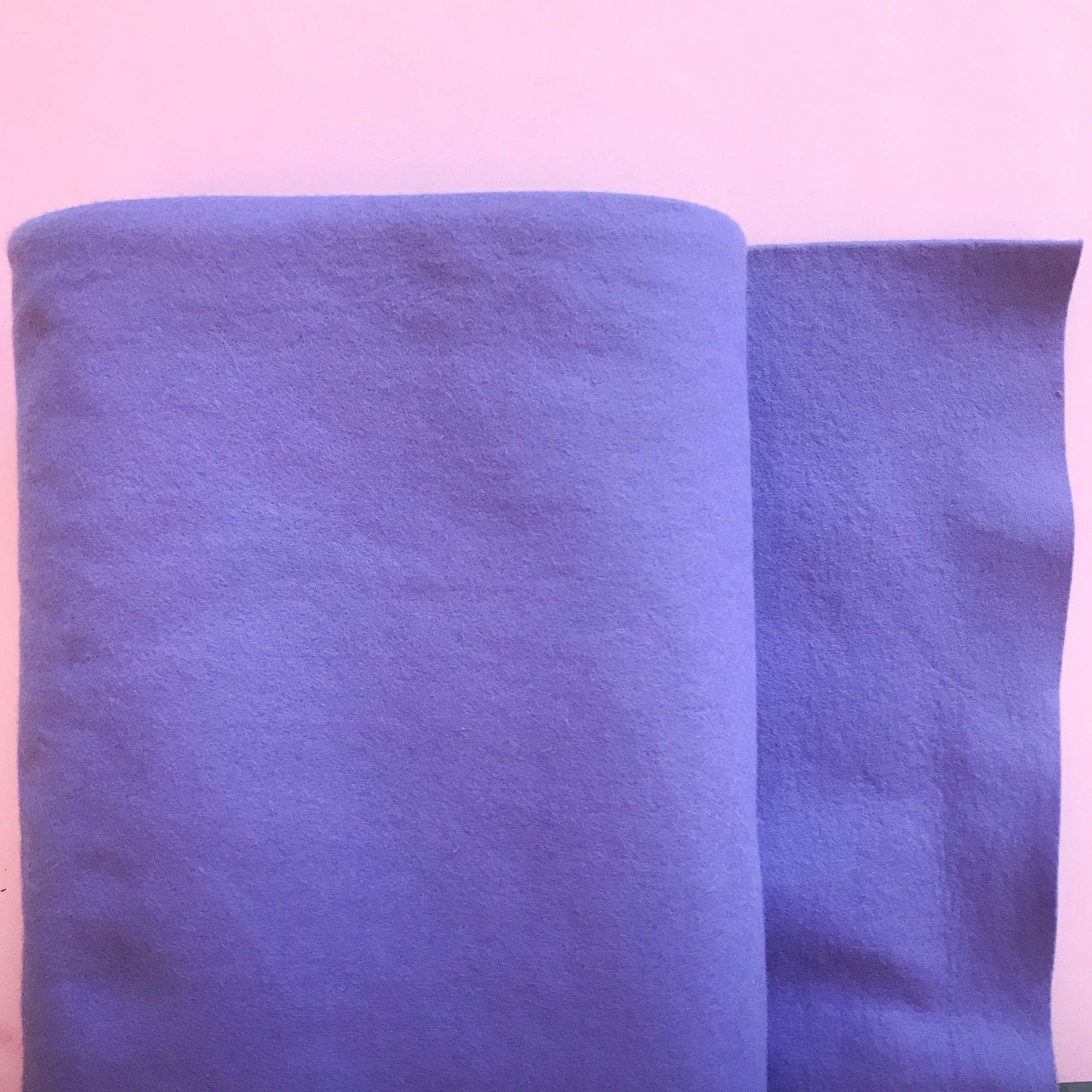 Lilac wool craft felt by the meter