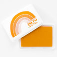 Ink Pad in orange for paper, fabric, clay, wood, and more