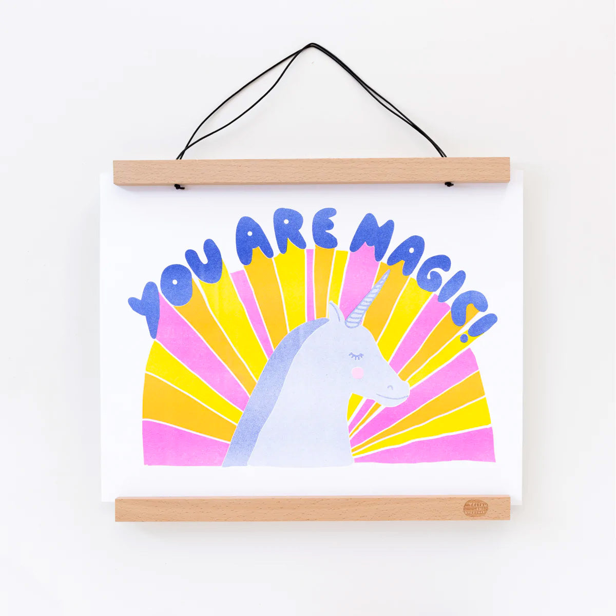 Yellow Owl Workshop - You Are Magic Risograph Print